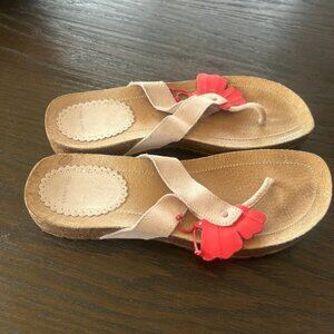 Sandals lands end suede